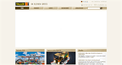 Desktop Screenshot of faller.de
