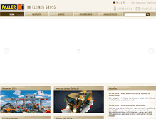 Tablet Screenshot of faller.de